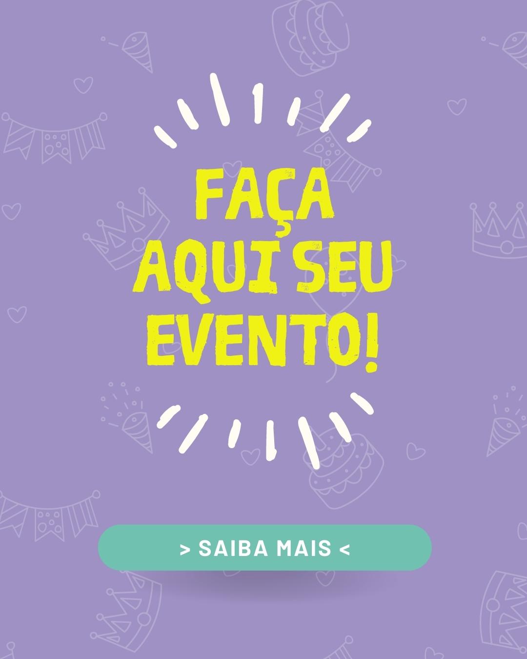 Banner Faça Aqui seu Evento Museu da Vida