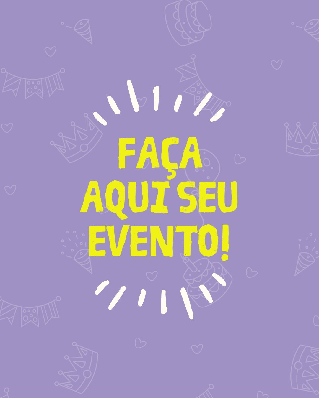 Banner Faça Aqui seu Evento Museu da Vida